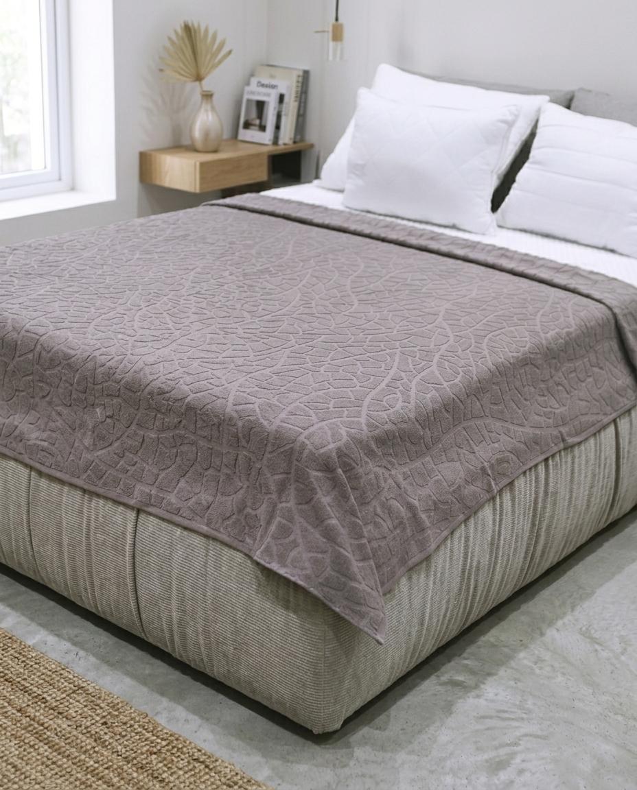 Frotir prekrivač STONE 145x200 - OPAL GREY Frotir prekrivač STONE 145x200 - OPAL GREY